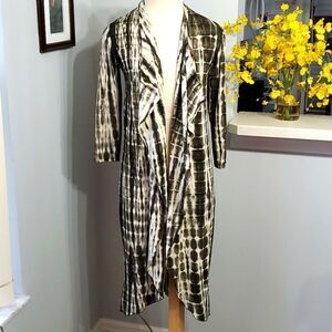 Tyidi Zen- knits. Maxi coat. Light weight open front. Size medium. Y2K, …
